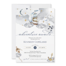 Nautical Ship Adventure espera a la Baby Shower so