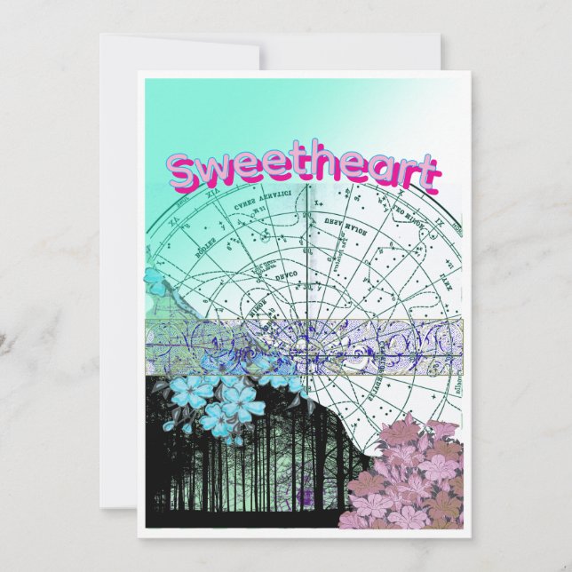 Invitación Nautical Style Card (Anverso)