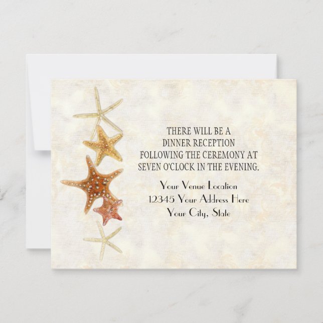 Invitación Nautilus Scallop Sea Shell Patrón moderno (Anverso)