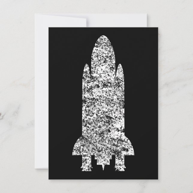Invitación nave espacial (Anverso)