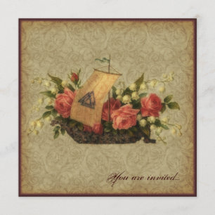Invitación Nave floral de Asatru