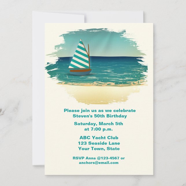 Invitación Navegación marítima (Anverso)