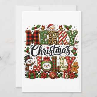 Invitación Navidad Alegre y Divertida