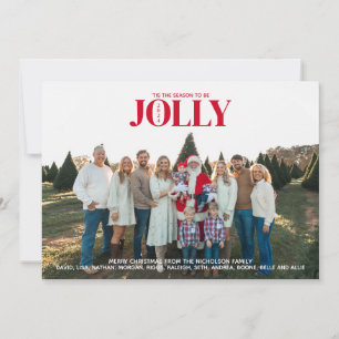 Invitación Navidad alegre y feliz