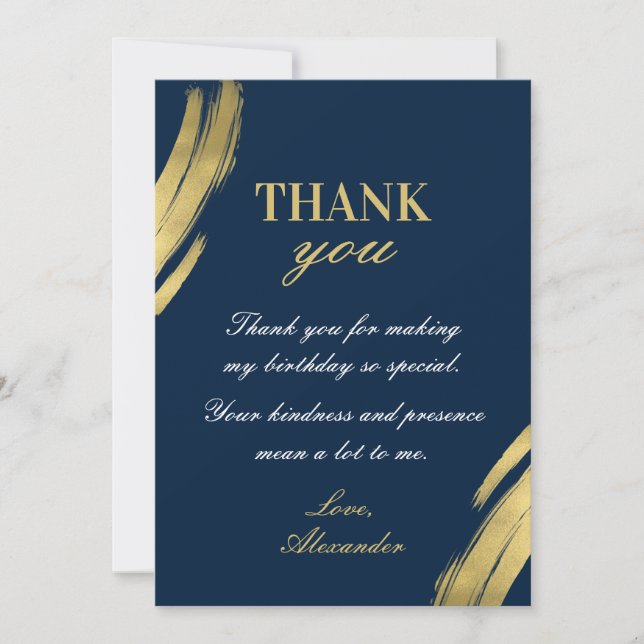 Invitación Navidad Chic y Cumpleaños Elegante Dorado (Anverso)