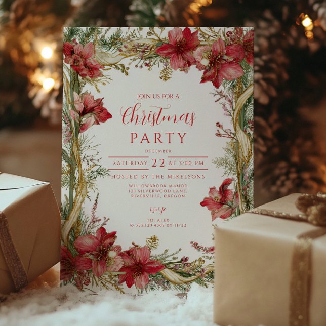 Invitación Navidad de Amarilis Rojo (Subido por el creador)