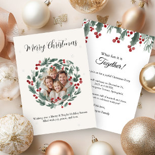 Invitación Navidad de Sonrisas Cálidas