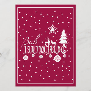 Invitación Navidad del embaucamiento de Bah