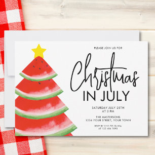 Invitación Navidad en Julio 