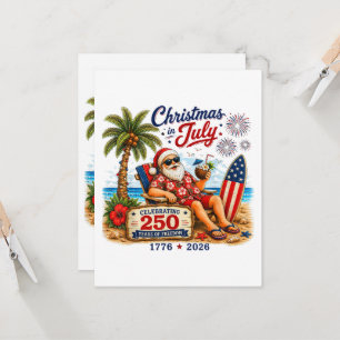 Invitación Navidad en Julio 250 Años de Libertad Santa de la
