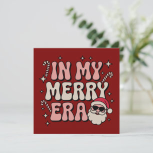 Invitación Navidad en mi adorable era festiva de Navidad