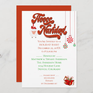 Invitación Navidad en oveja y Navidades