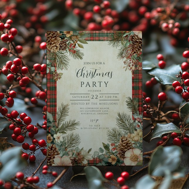 Invitación Navidad en una Cabaña Acogedora (Subido por el creador)