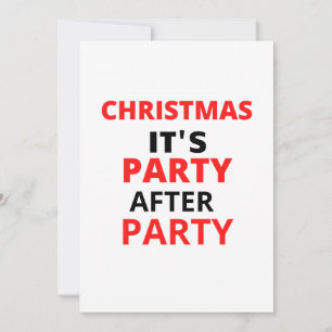 INVITACIÓN NAVIDAD ES FIESTA TRAS FIESTA