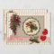 Invitación Navidad  estilo scrapbooking vintag