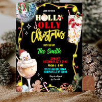 Navidad extravagante de neón Holly Jolly