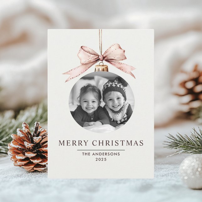 Invitación "Navidad Feliz personalizada con foto (Subido por el creador)