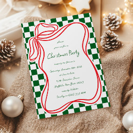 Invitación Navidad Marco de Arco Dibujado a Mano Caprichoso