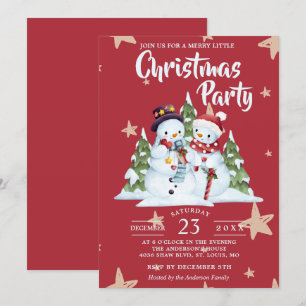 Invitación Navidad minimalista
