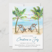 Navidad Tropical en Julio Playa Palmeras