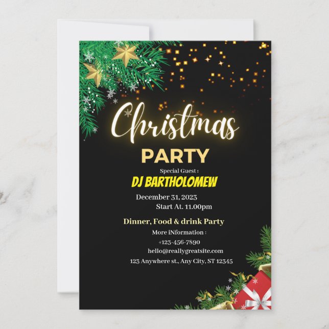 Invitación Navidades (Anverso)