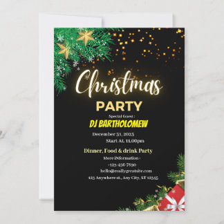 Invitación Navidades