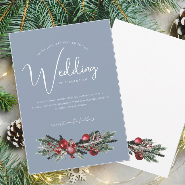 Invitación Navidades agitados Boda de la fiesta de invierno a (Subido por el creador)