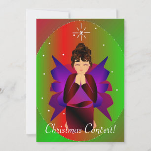 Invitación Navidades Angel I