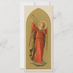 Invitación Navidades: Ángeles músicos, renacimiento vintage