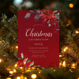 Invitación Navidades anuales Fiesta Evento de Gala Corporativ