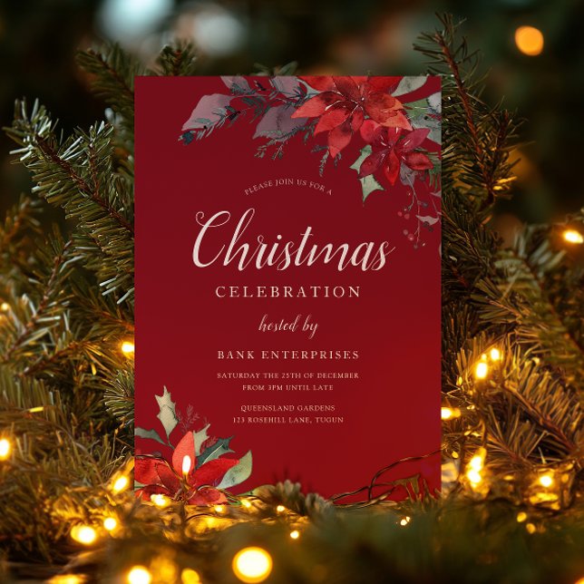 Invitación Navidades anuales Fiesta Evento de Gala Corporativ (Subido por el creador)