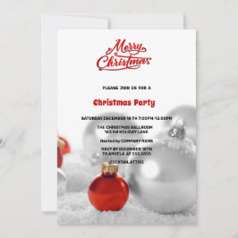 Invitación Navidades Balls presenta a Navidades Fiestas de pl