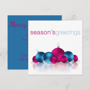 Invitación Navidades bauble