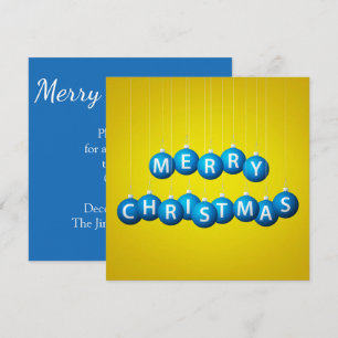 Invitación Navidades bauble