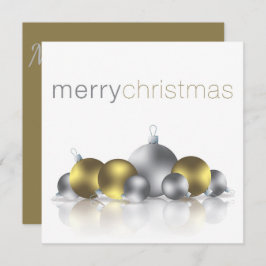 Invitación Navidades bauble