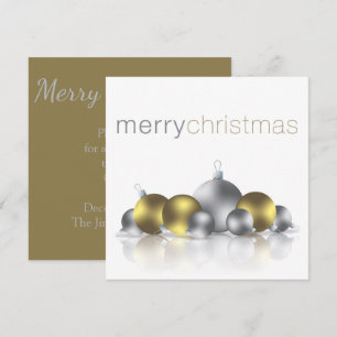 Invitación Navidades bauble