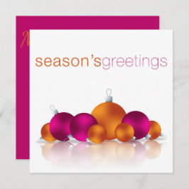 Invitación Navidades bauble