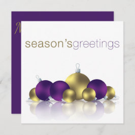 Invitación Navidades bauble