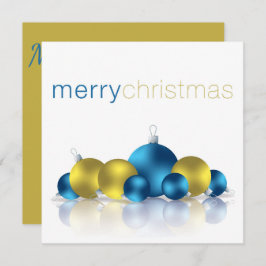 Invitación Navidades bauble