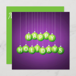 Invitación Navidades bauble