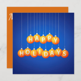 Invitación Navidades bauble