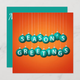 Invitación Navidades bauble