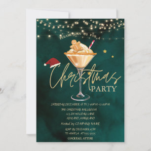 Invitación Navidades beben Fiesta de Navidades de galletas de