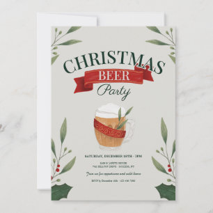 Invitación Navidades Beer Fiesta
