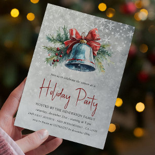 Invitación Navidades Bell Y Pine Brunch Fiesta De Vacaciones