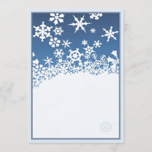 Invitación Navidades blancos ©