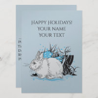 navidades blancos Rabbit Hare