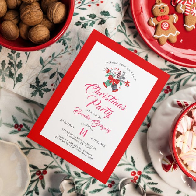 Invitación Navidades Bless & Flowers Fiesta de cena en Bouque (Subido por el creador)