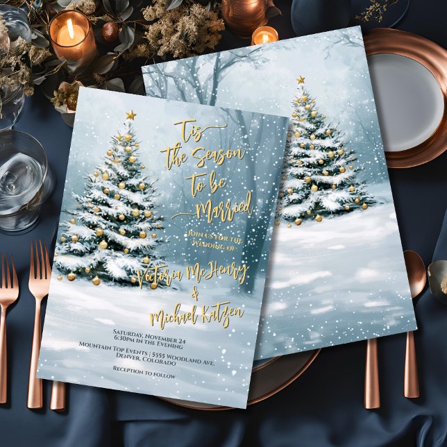 Invitación Navidades Boda de vacaciones de invierno en Wonder (Subido por el creador)