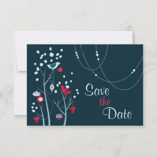 Invitación Navidades Bodas de Invierno Bodas Salven la Fecha